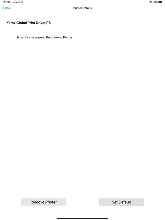 ScrewDrivers Printers iPad screenshot