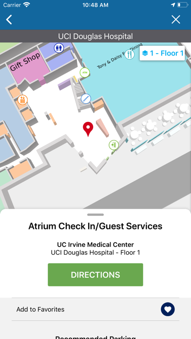 My UCI Health Screenshot