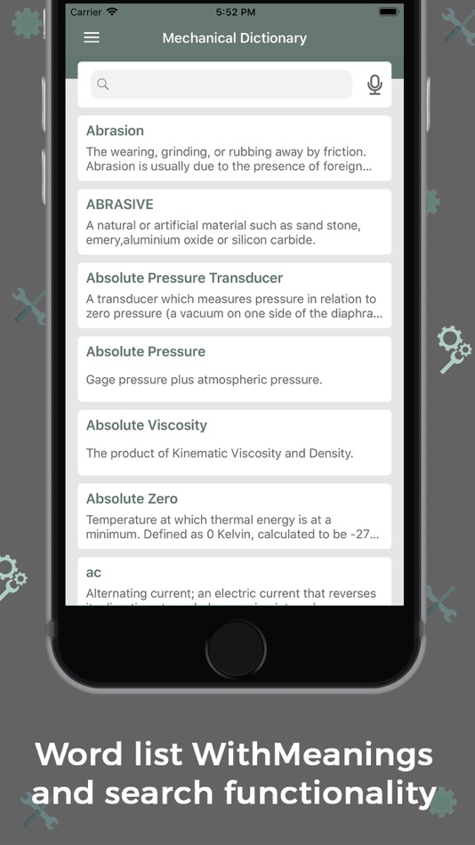 #2. Mechanical Dictionary -Offline (iOS) 由: Puju Dekivadiya