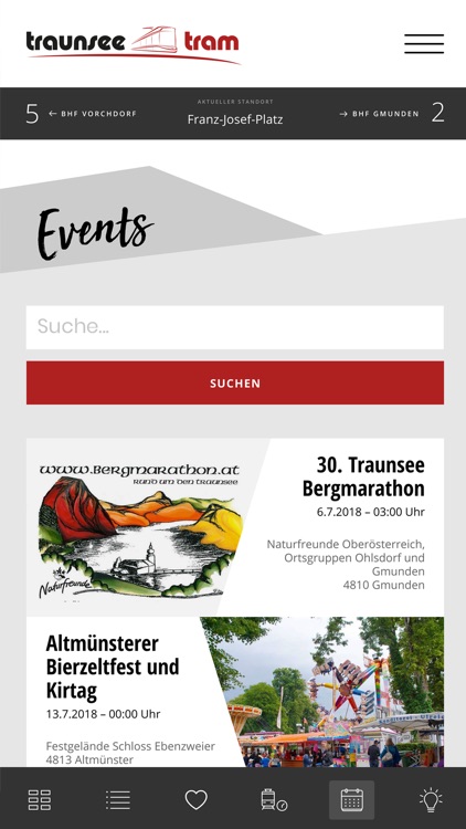 Traunseetram App screenshot-3