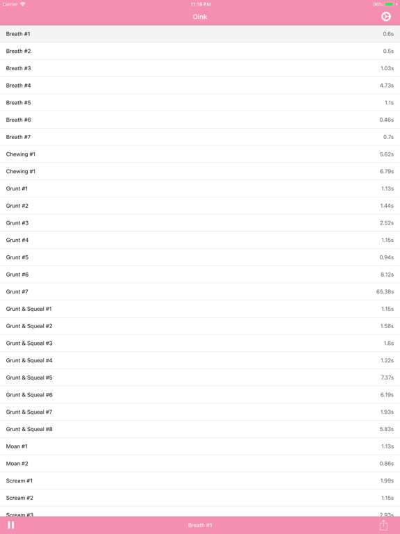 Oink - Pig Sounds iPad screenshot 2 - Entertainment app
