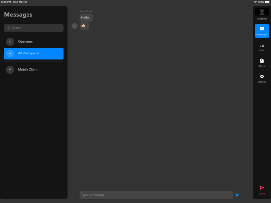 KUDO Live iPad screenshot 7 - Business app