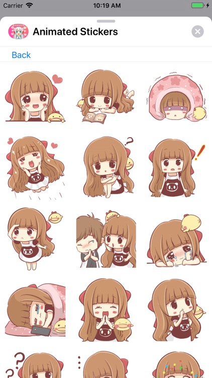 Animated Girls Stickers screenshot-4