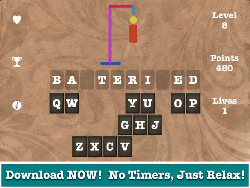 Stress Free Hangman 44k screenshot 4