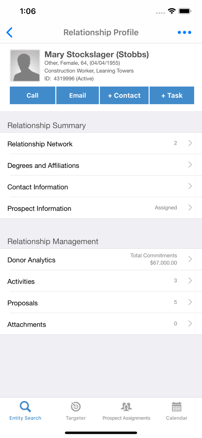 Fundraiser Performance Mgmt