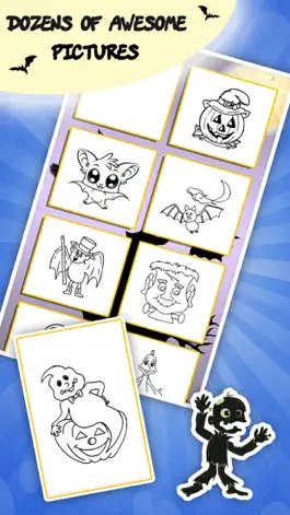 Game screenshot Coloring book : Draw Halloween hack