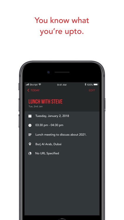 Steve - The calendar app