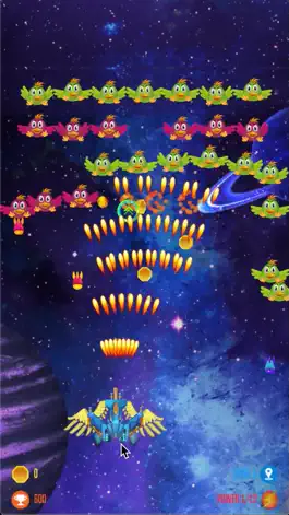 Game screenshot chicken shooter attack space hack