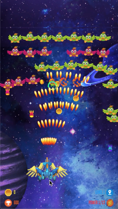 chicken shooter attack space screenshot 3