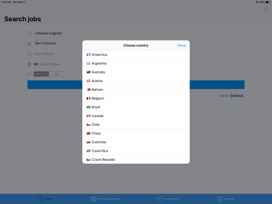 Jobs on map - easy job search iPad screenshot 6 - Business app