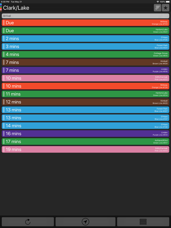 QuickTrain iPad screenshot 1 - Navigation app