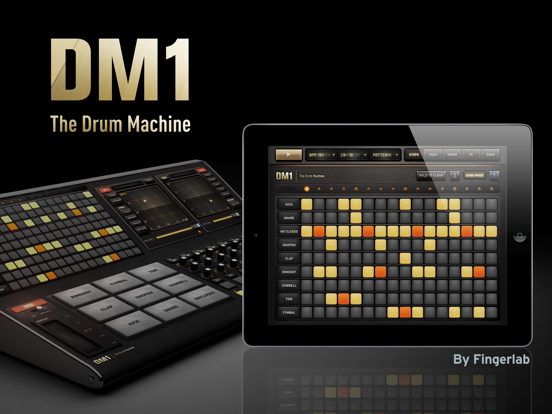 DM1 - The Drum Machine iPad app afbeelding 1