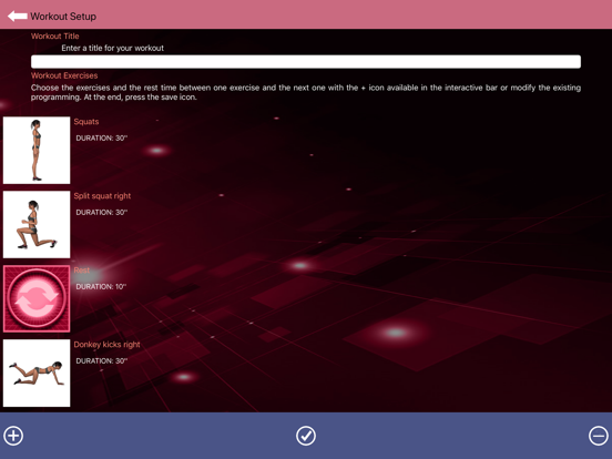 Buttocks Workout - Squat Bot iPad screenshot 4 - Health & Fitness app