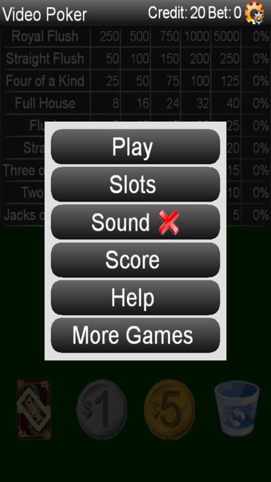 Video Poker (Lite) Screenshot
