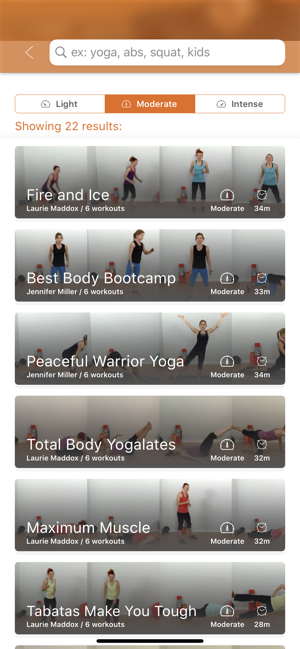 ‎Fitnet Workout Videos Screenshot