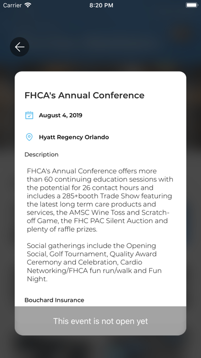 FHCA- Florida Health Care Assn Screenshot