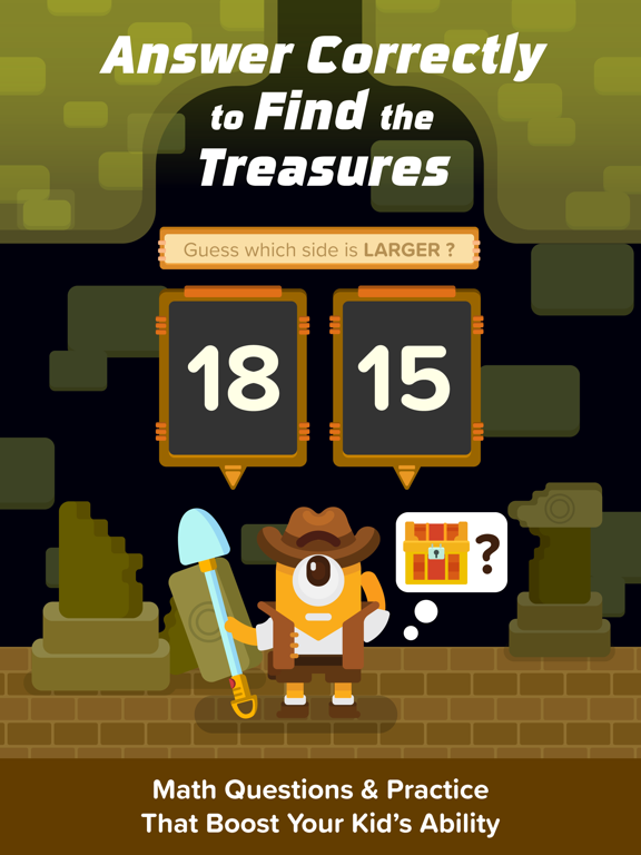 Treasure Adventure: Numeracy iPad screenshot 1 - Education app