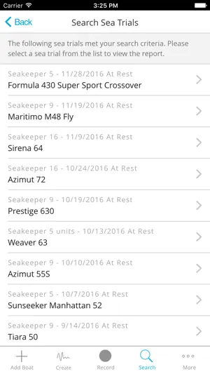 Seakeeper Sea Trial App screenshot 4