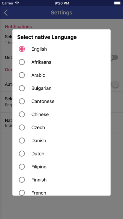 Screenshot #3 pour Learn Afrikaans Daily