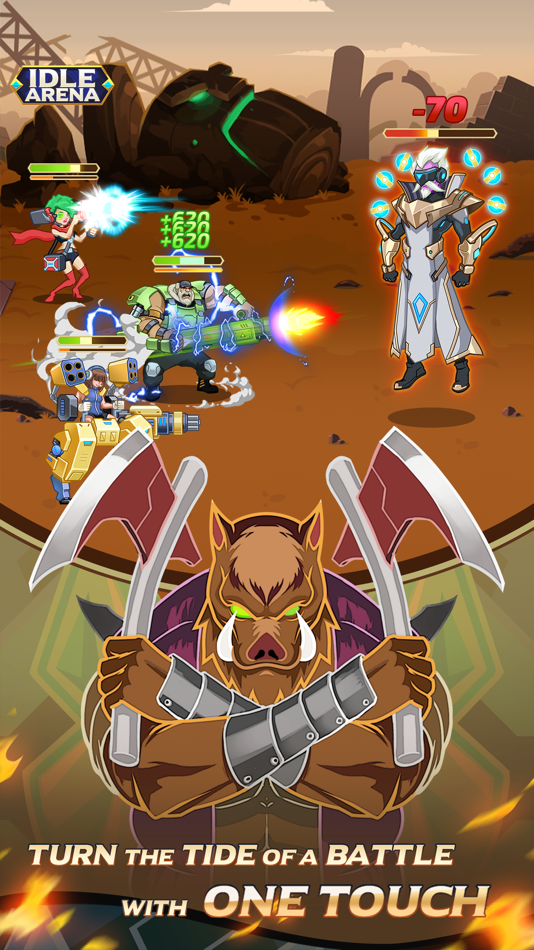 #5. Idle Arena RPG Clicker Battles (iOS) 由: Usman Musaddiq