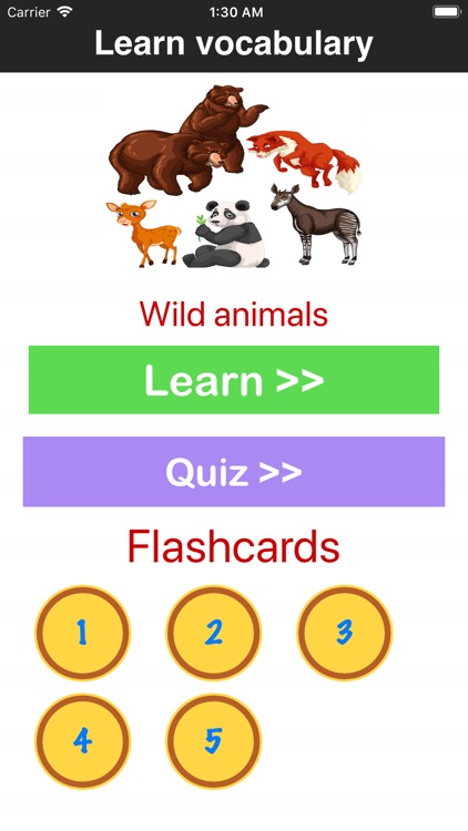 Wild Animals Names in English