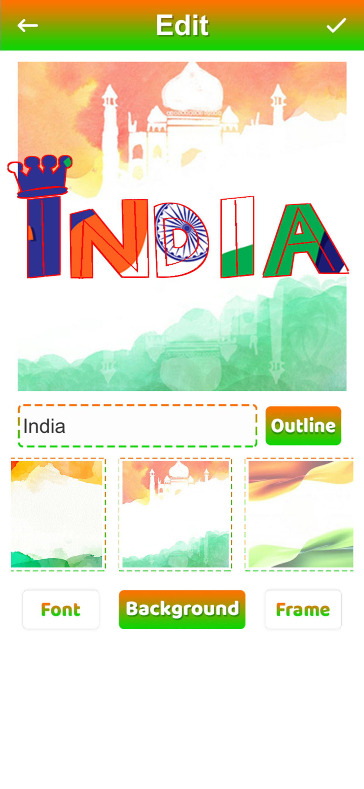 Independent Day Letter Maker
