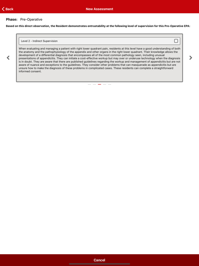 UW Surgery Resident Assessment