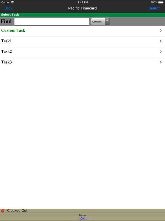 Screenshot #5 pour California Pacific Timecard