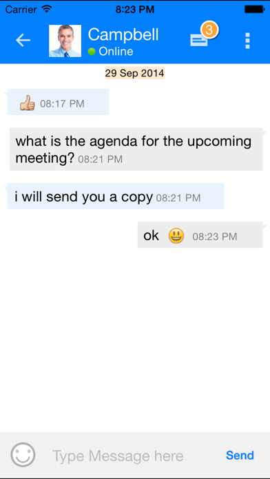 Output Messenger Screenshot