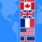 FlagsQuiz is game full of fun that consists on guessing the names of hundreds of flags around the world