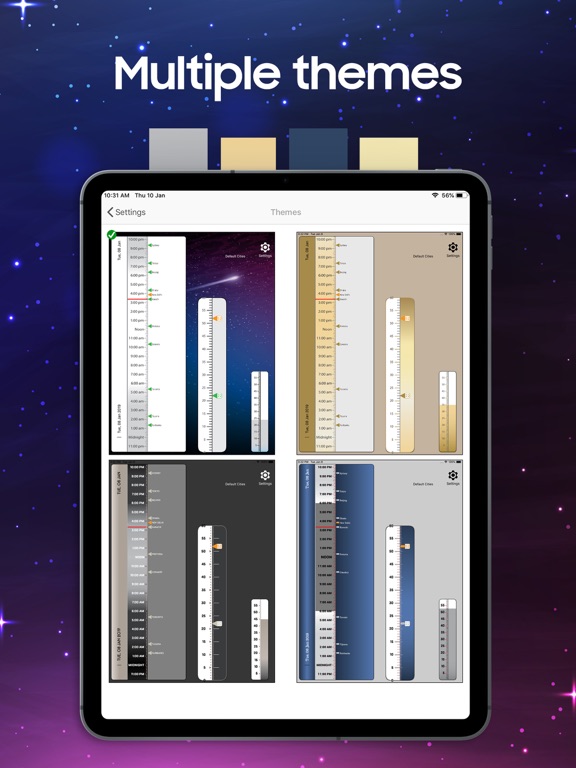 Time Glance — World Clock iPad screenshot 4 - Utilities app