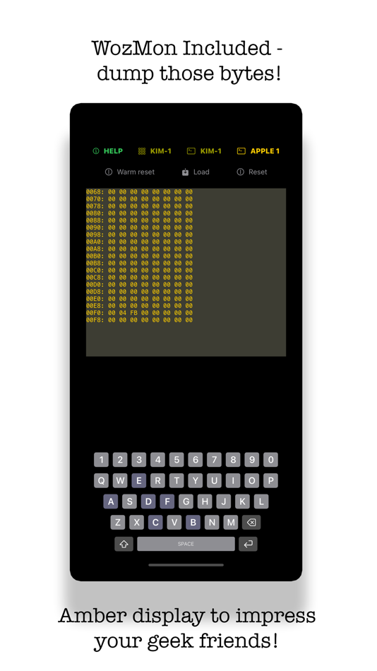 #3. VirtualKim - 6502 Emulator (iOS) 由: John Kennedy