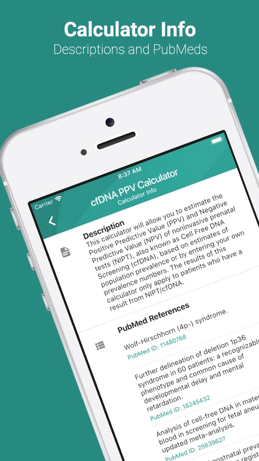 #5. PeriCalc (iOS) بواسطة: Code Nine Labs LLC