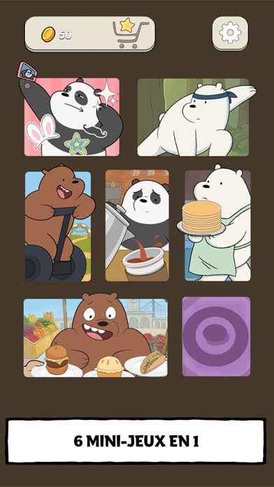 Screenshot #1 pour We Bare Bears - Ours Mania