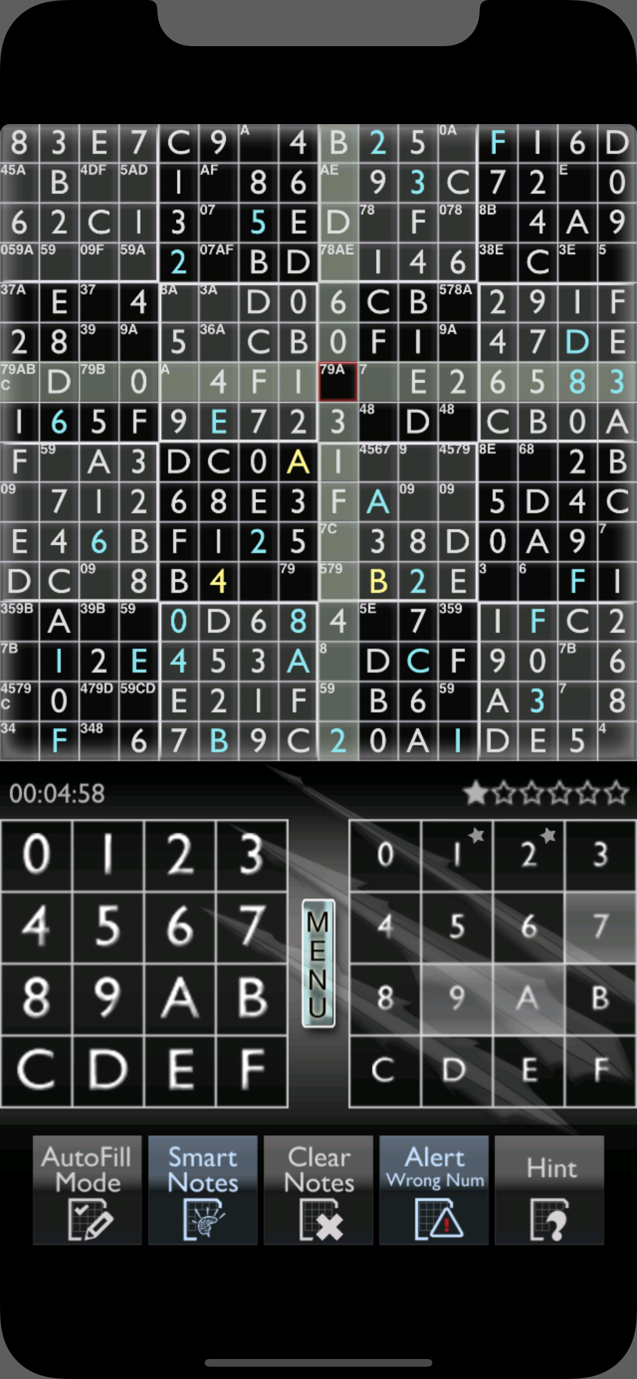 Sudoku 16x16 Monster screenshot 5