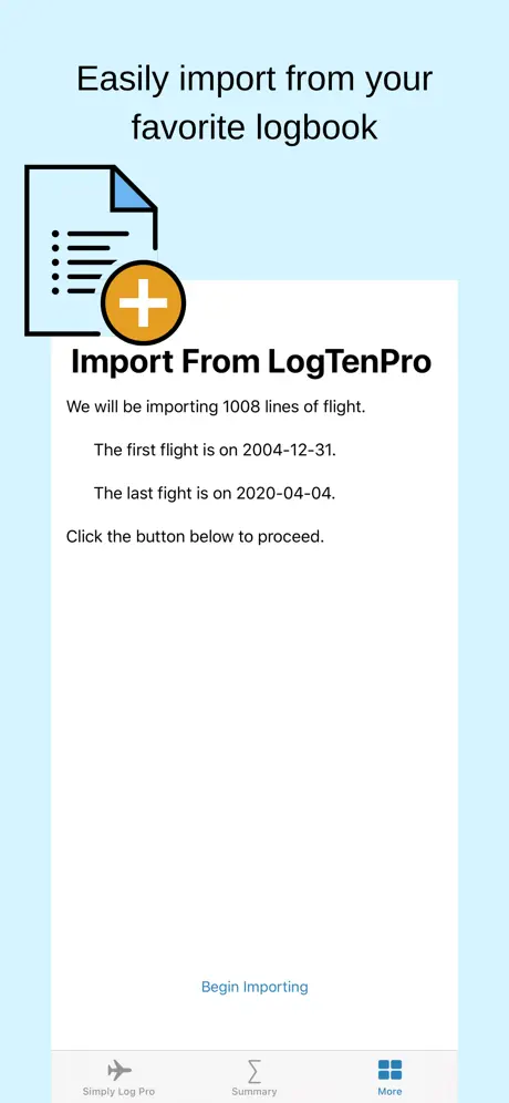 SimplyLog – Pilot Logbook