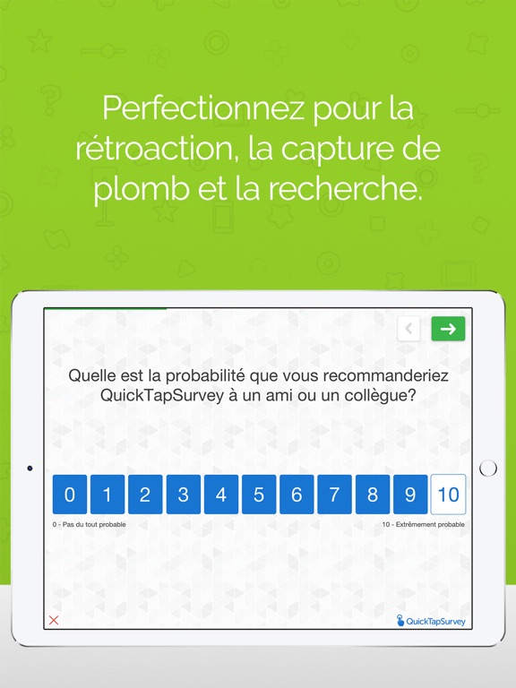 Screenshot #5 pour QuickTapSurvey - Sondage