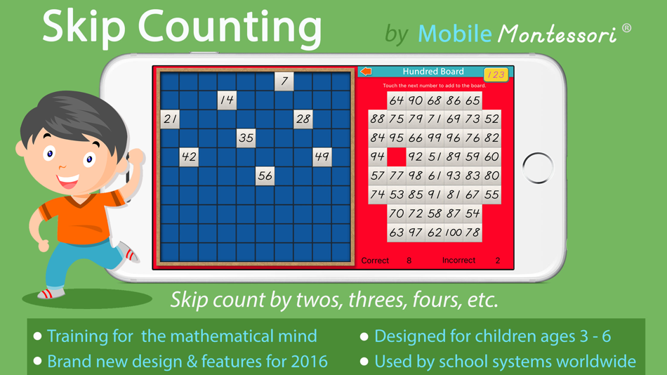 Skip Counting -Montessori Math - 5.1 - (iOS)