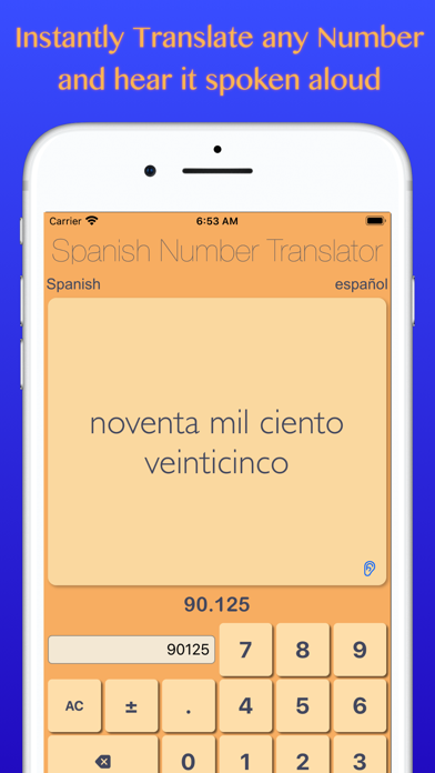 Screenshot #2 pour Spanish Numbers Translator
