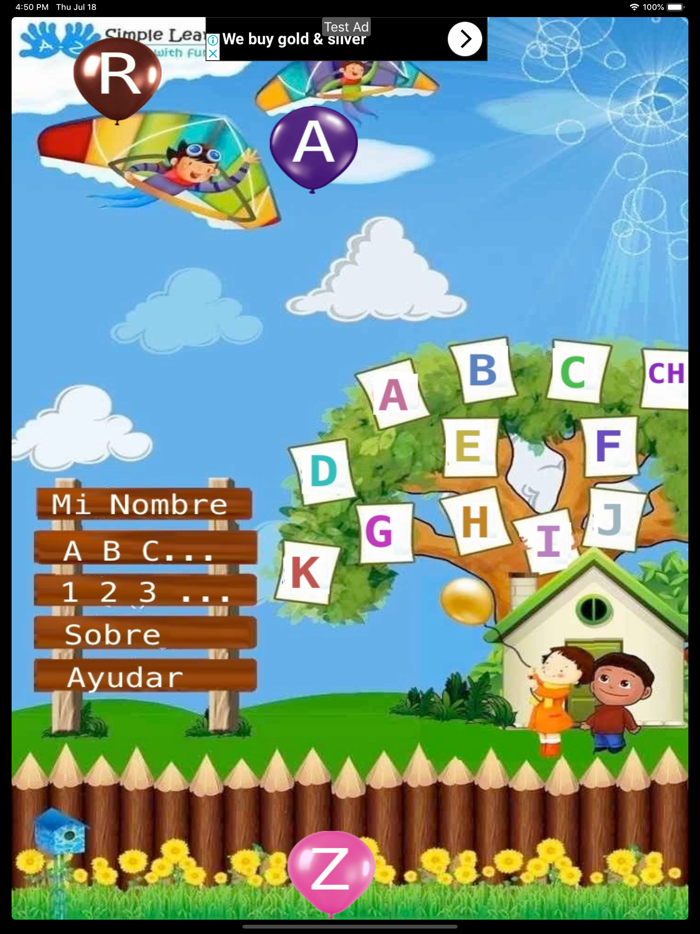 Learn Alphabets-Spanish