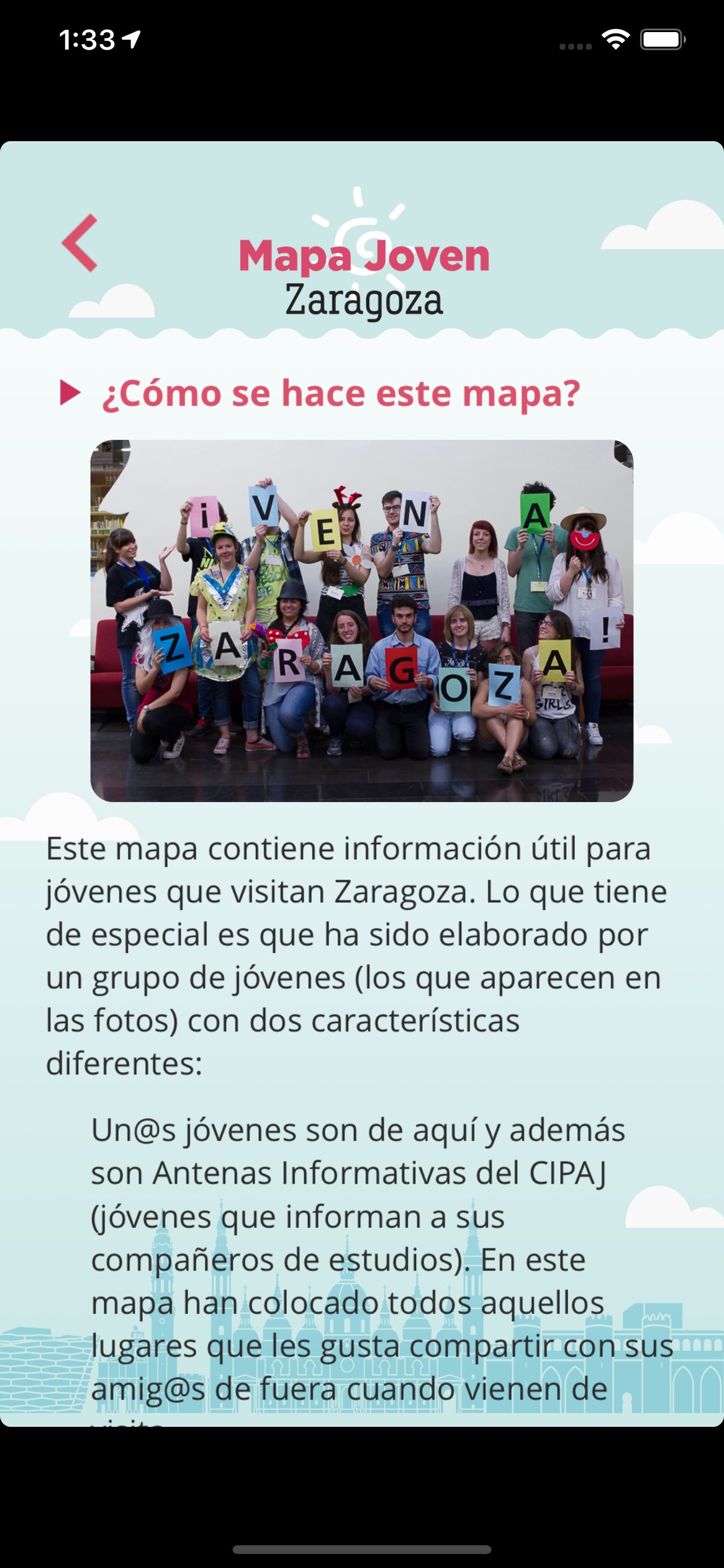 Mapa Joven Zaragoza screenshot 5