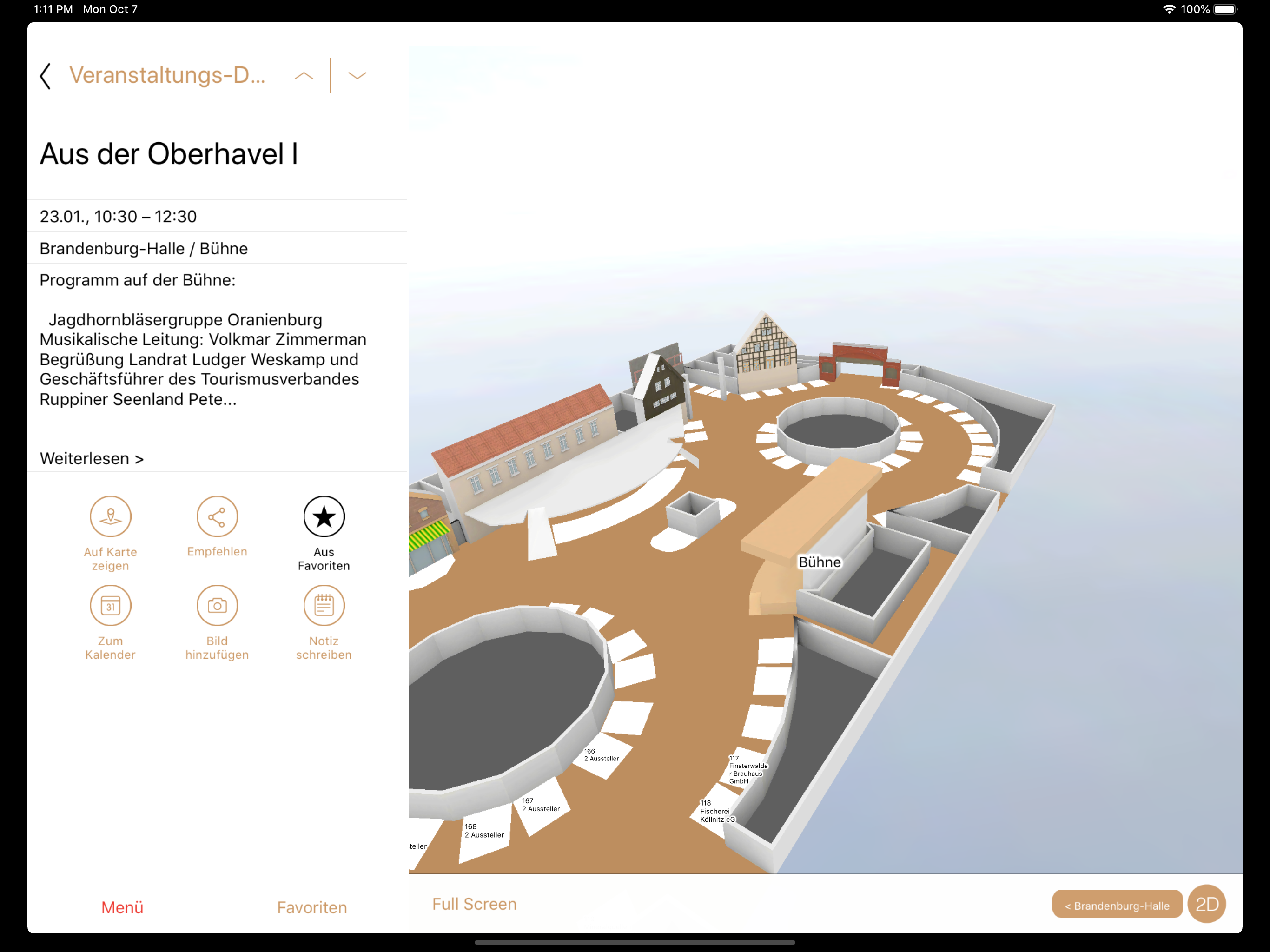 Brandenburg Halle auf der IGW screenshot 9