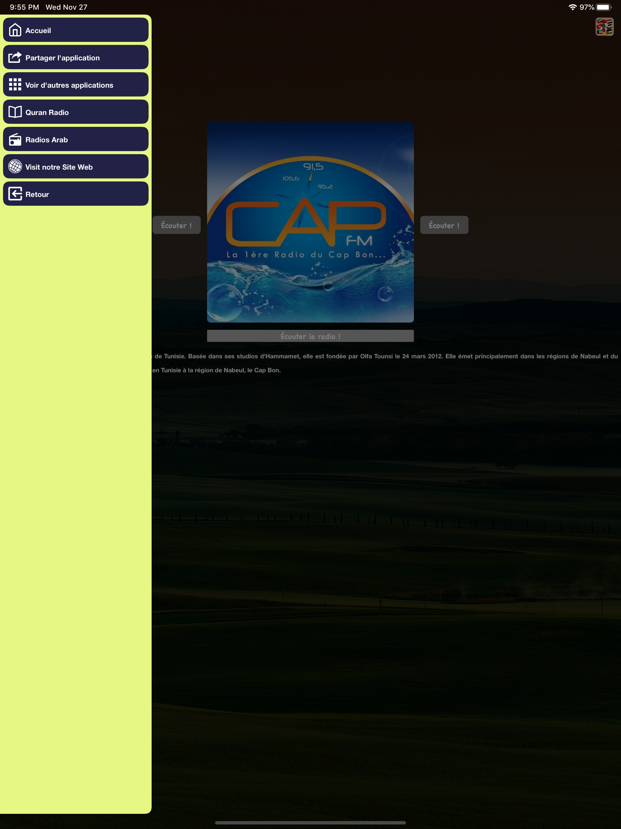 CAP FM |  إذاعة كاب إف إم تونس screenshot 6