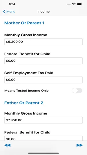 Child Support Calculator of TN screenshot 3