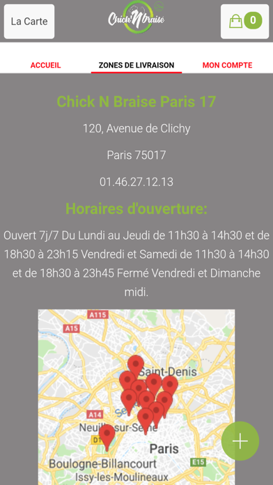 How to cancel & delete Chick N Braise Paris 17 from iphone & ipad 4