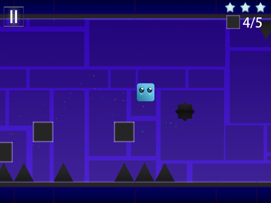 Bouncy Cube Action Puzzle Game iPad screenshot