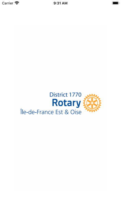 Rotary District 1770 Screenshot