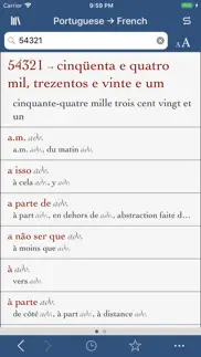 ultralingua french-portuguese iphone screenshot 3