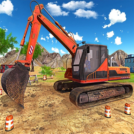 Excavator Crane: Heavy Duty Icon