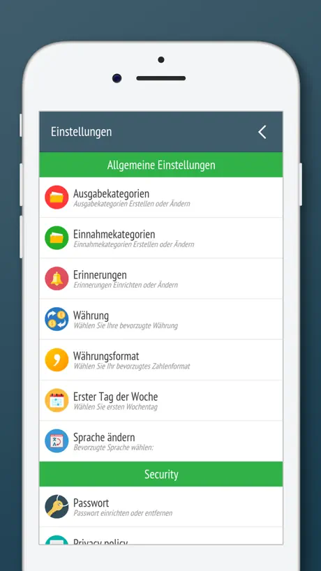 Ausgaben Manager - Tracker